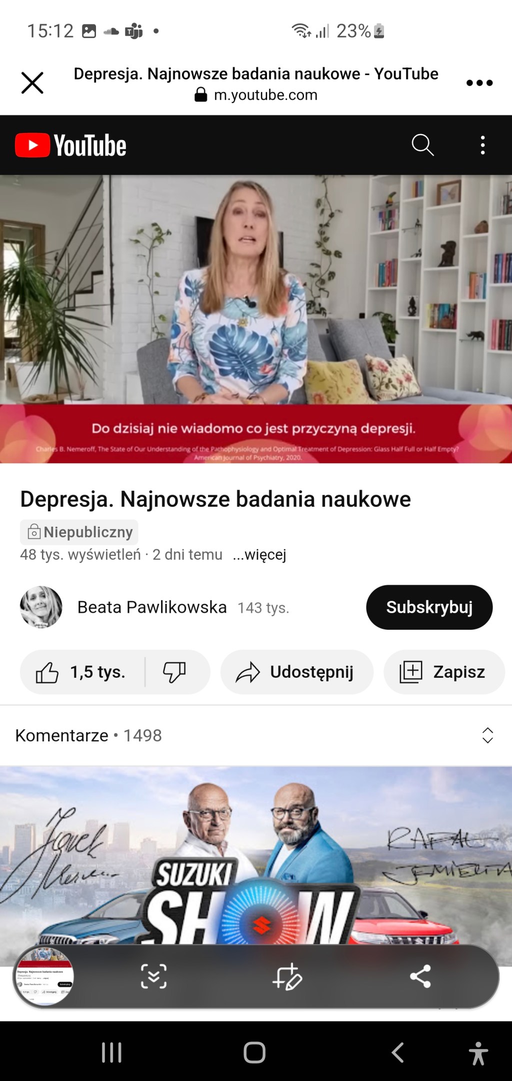 Pawlikowska i depresja – medialna burza wokół dziennikarki i jej filmu. Stanowiska&nbsp;krytyczne.