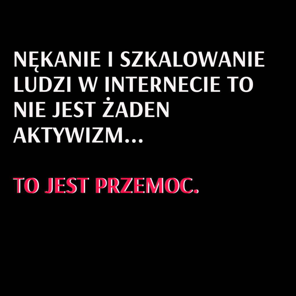 List otwarty do osób biorących czynny udział w Cancel&nbsp;Culture.